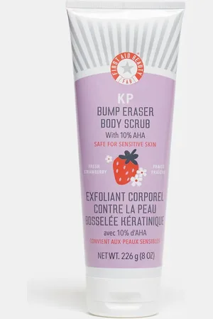 First Aid Beauty KP Bump Eraser Body Scrub 10% AHA Fresh Strawberry 226 g