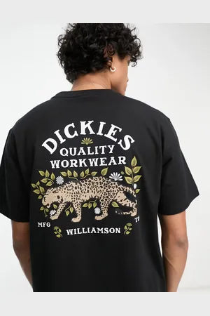 Dickies Fort Lewis - T-shirt med tigerprint på ryggen - Kun hos ASOS
