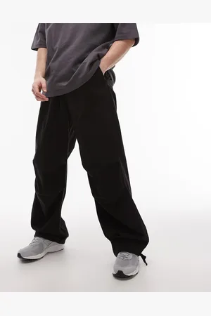Topman Sorte bukser i forvasket twill