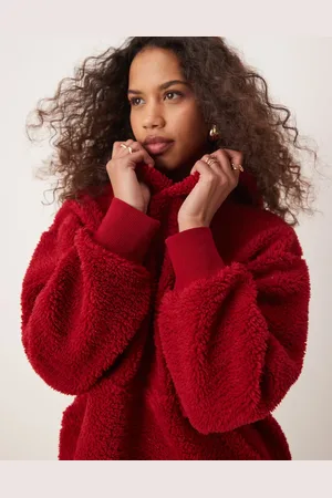 ASOS Oversized hættetrøje i plys