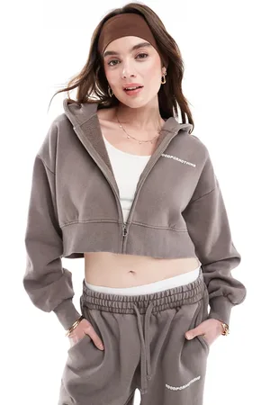 Good For Nothing Oversized cropped hættetrøje med logo - Del af sæt