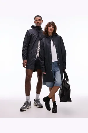 Rains 12020 - Unisex - lang regnjakke
