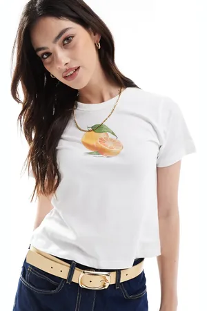 JJXX Hvid baby-t-shirt med print
