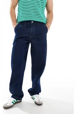 Cotton On Cotton On - Posede jeans i mørkeblå denim