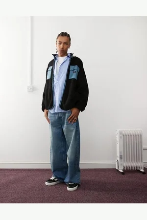 Vans Debrusk - oversized fleece-jakke i imiteret lammeskind-Multifarvet