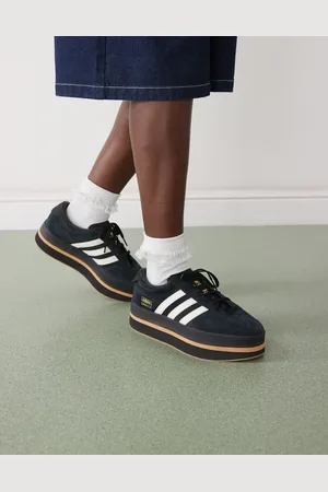 adidas Gazelle Stack - Sorte og hvide sneakers