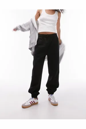 Topshop Oversized joggingbukser med tætsiddende buksekanter i