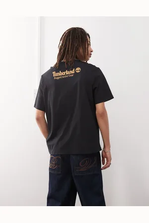 Timberland T-shirt med logoprint på ryggen