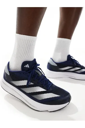 adidas Adizero SL2 - Løbesneakers i mørkeblå/metallisk sølvfarve