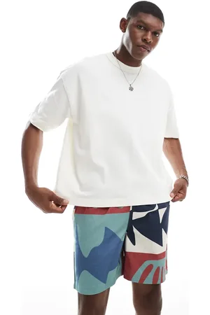 Parlez Virginia - Multifarvede shorts med løbesnor og print