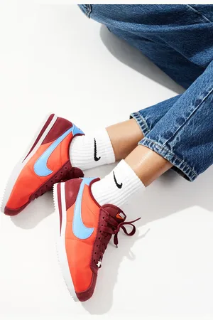 Nike Cortez TXT - Røde og blå sneakers