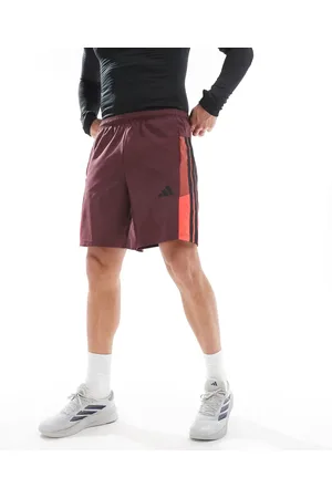 adidas Adidas Training - Essentials - Bordeauxrøde shorts med 3 striber