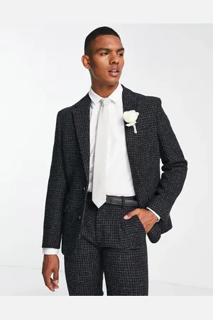 Noak Harris - habitjakke med pepitatern i slim fit