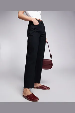 Public Desire Camille - Vinrøde flade mules med nitter