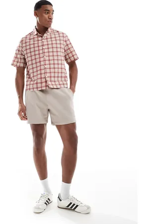 Hollister Og løstsiddende 8-tommer shorts i fleece-Neutral