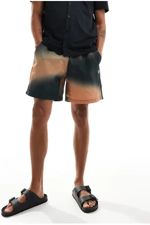 Fred Perry Grønne shorts med print