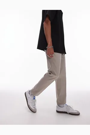 Topman Beige joggingbukser med elastisk talje-Neutral