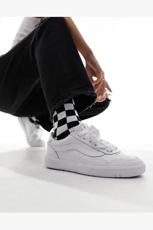 Vans Cruze - Hvide sneakers i læder