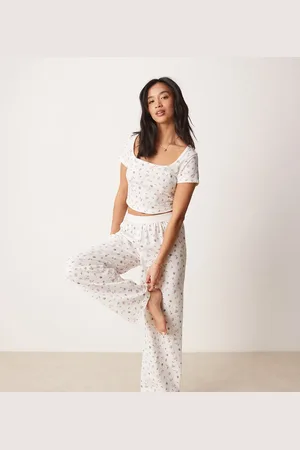 ASOS ASOS DESIGN Petite - Mix og match - Pyjamasbukser med småblomstret print-Multifarvet