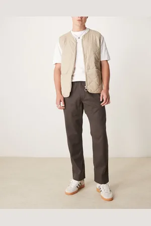 Abercrombie & Fitch Brune løstsiddende pull-on-bukser-Sort