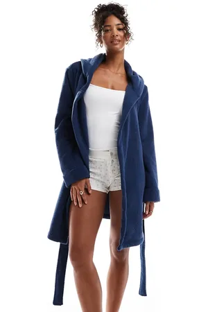 ASOS Mini-badekåbe med kontasterende kanter i mikro-fleece