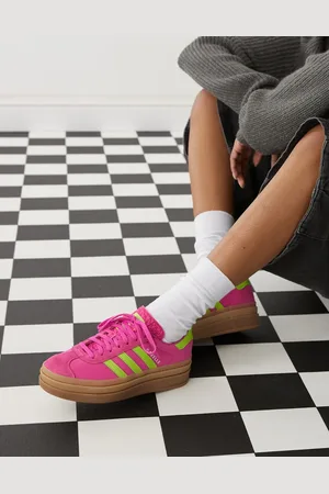adidas Gazelle Bold - og grønne flatform-sneakers