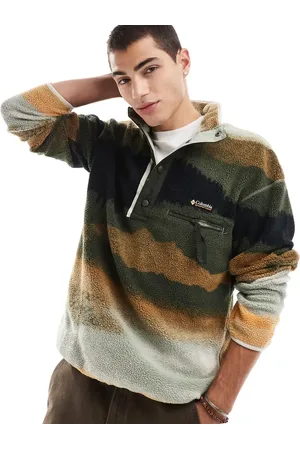 Columbia Helvetia II - fleece med halv knapstolpe og print