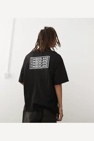 Timberland Oversized T-shirt med gentaget logo - Kun hos ASOS
