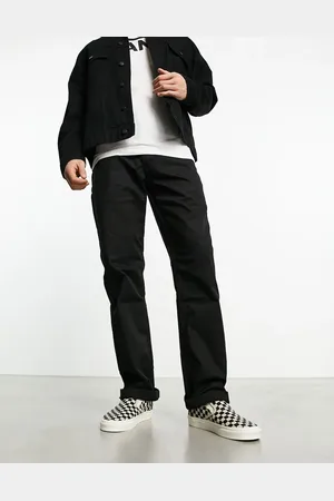 Vans Authentic - Sorte chinos i afslappet pasform