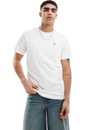 Lee Workwear - Råhvid T-shirt i afslappet pasform
