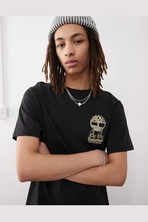 Timberland T-shirt med markant logoprint på brystet