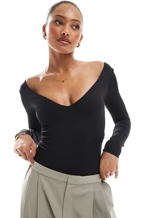 Bershka Bodystocking med V-hals