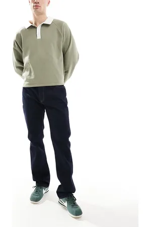 Pretty Green Mørkeblå jeans i regular fit