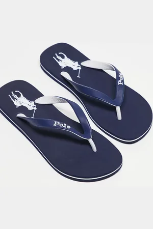 Ralph Lauren Bolt - Marineblå klipklappere med logo