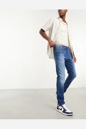 Tommy Hilfiger Austin - Smalle, tapered jeans i mellemvask