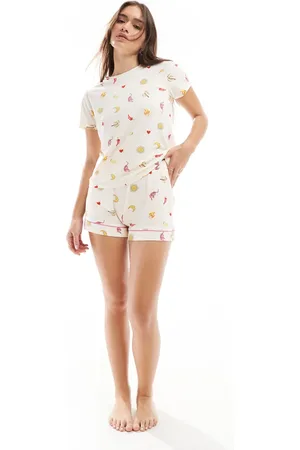 Chelsea Peers Sæt med T-shirt og shorts med mosaikprint i