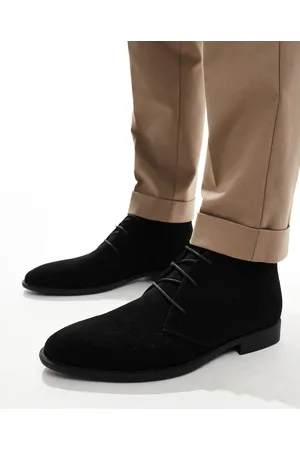 ASOS Sorte chukka-støvler med snøre