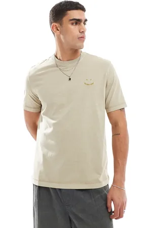 Paul Smith Happy - Vasket T-shirt med logo-Neutral