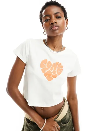 Converse Colourful Heart - T-shirt med print