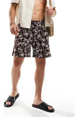 South Beach Multifarvede strandshorts med print