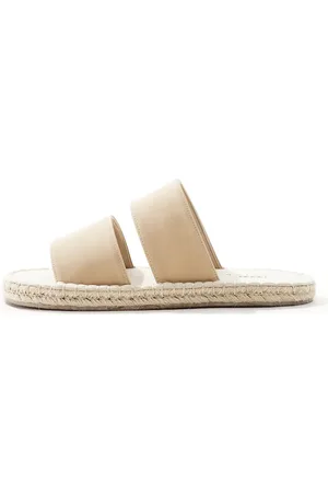 ASOS Slip-on-sandaler i espadrille-stil-Neutral