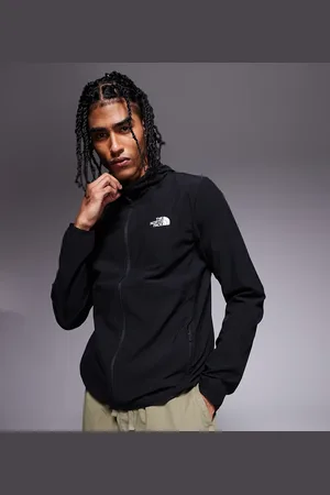 The North Face 24/7 - Sort hættetrøje med fuld lynlås og logo