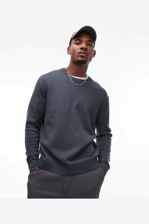 ARKET Blågrå sweater med tekstur