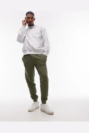 Tommy Hilfiger Essentials - Olivengrønne lounge-joggingbukser