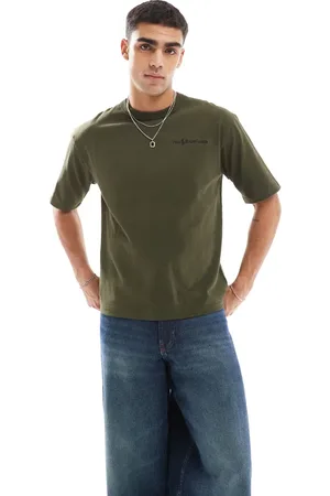 Ralph Lauren Oversized kraftig T-shirt med tekst- og spillerlogo i afslappet pasform