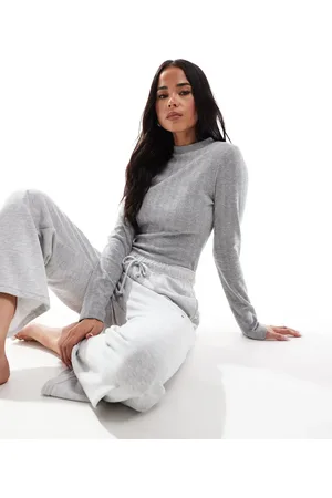 Miss Selfridge , højhalset og langærmet bodystocking i pointelle-stof