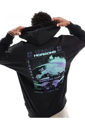 Only & Sons Og oversized hættetrøje med "horizons"-print på ryggen