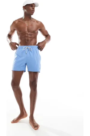 Ralph Lauren Traveler - mellemlange badeshorts med logoikon i slim fit
