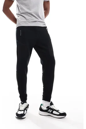 Bershka Sorte joggingbukser med paneler