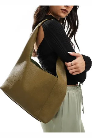 Glamorous Olivengrøn tote-taske i PU